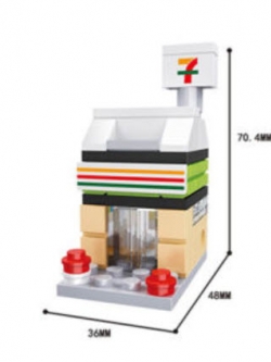 มินิโมเดลร้านสะดวกซื้อ (7-11) แบบ B