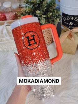 แก้ว Stanley ติดเพชรสั่งทำตามแบบ