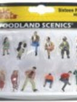 คน คละแบบ 16 ชิ้น (Woodland)