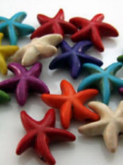 ลูกปัดปลาดาว 14 ม.ม. / แพ็ค 10 ตัว