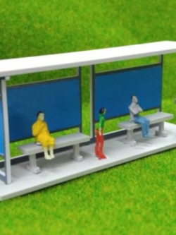 ที่พักผู้โดยสารรถประจำทาง สเกล 1:87