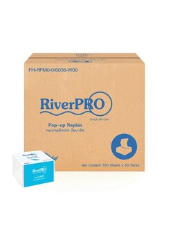 กระดาษเช็ดปาก ป๊อบอัพ RIVERPRO