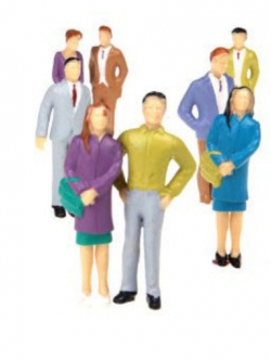 คนจิ๋ว สเกล 1:25 ชุด 1 ตัว