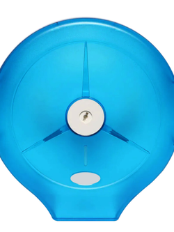 กล่องกระดาษชำระม้วนใหญ่ จัมโบ้โรล สีฟ้า