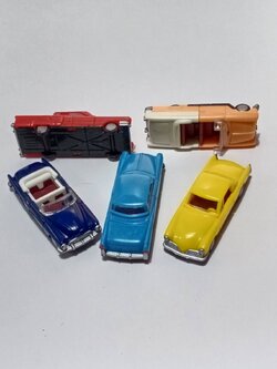 Model Car รวมรถ ชุด 5 คัน สเกล 1:87 (HO scale) Kinder Surprise Egg เยอรมัน