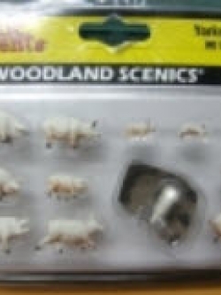 ชุดหมู (Yorkshire Pigs) 12 ตัว (Woodland)