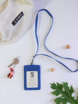 ซองใส่บัตร รุ่น Pastel สีน้ำเงิน