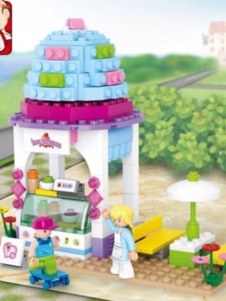 Pink Ice Cream Shop 205 ชิ้น (Sluban)