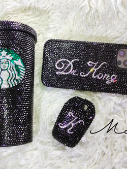 แก้วสตาร์บัคติดเพชร เคสติดเพชร