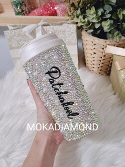 แก้วติดเพชร 12 oz. สั่งทำตามแบบ