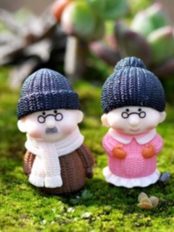 ตุ๊กตาคู่ผู้สูงวัย (ญี่ปุ่น) แบบ B