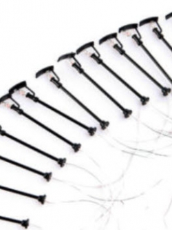 เสาไฟทางเดิน 6V สูง 5.5 ซ.ม. (สเกล 1:100) / 5 ต้น