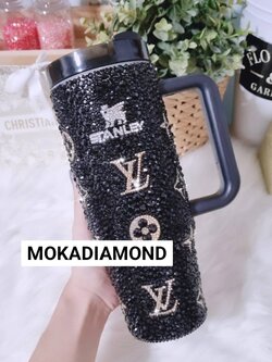 แก้ว Stanley ติดเพชรสั่งทำตามแบบ สำเนา