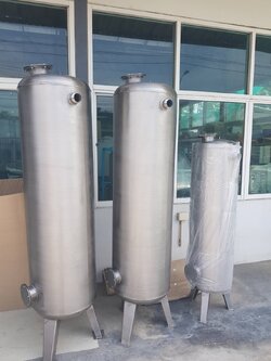 ถังกรองสแตนเลส26นิ้ว65ซม.x150ซม.x2มม