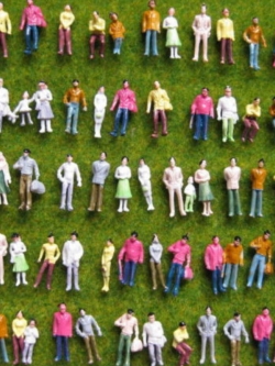 คน สเกล 1:87 คละแบบ 100 ตัว