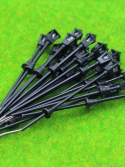 เสาไฟโคมเดี่ยว 3V สูง 5.5 ซ.ม. / 5 ต้น (มี Resistor)