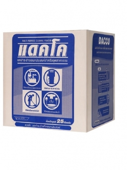 ผงซักฟอกอุตสาหกรรมกึ่งอเนกประสงค์ ยี่ห้อ DACCO (25 กิโลกรัม)