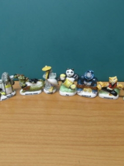 โมเดลกังฟูแพนด้า ชุด 10 ตัว (หายาก)