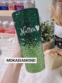 แก้วติดเพชรสั่งทำตามแบบ 24 oz.