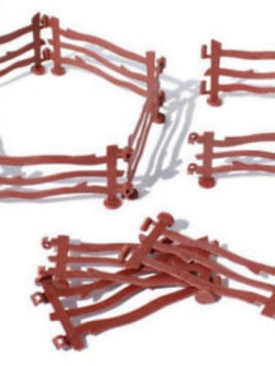 รั้วล้อมคอกสัตว์ สีน้ำตาล / ชุด 7 ชิ้น