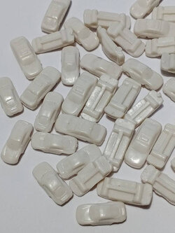 รถจิ๋ว (สเกล 1:500) 100 คัน ไม่เพ้นท์สี