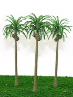 ต้นมะพร้าว สูง 19 ซ.ม. (7.5 นิ้ว) / 5 ต้น