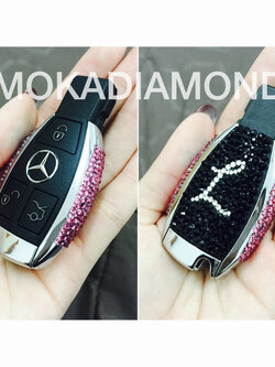 งานติดเพชรกุญแจ Mercedes Benz