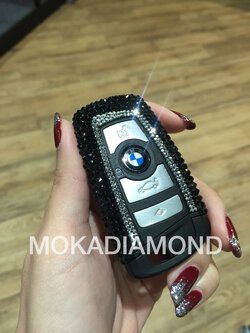 งานติดเพชรกุญแจ BMW