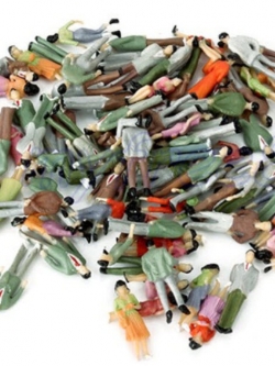 คนนั่ง-ยืน สเกล 1:48 คละ / 30 ตัว