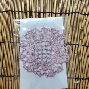 ที่รองแก้ว รองแจกัน ประดับโครเชต์ Crochet A8