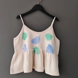 เสื้อผู้หญิงสายเดี่ยว พิมพ์ใบไม้ Size: F