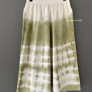 กางเกง5ส่วน ผ้าคอตตอนมัดย้อมสีปลอดสารพิษ มี 2 ขนาด