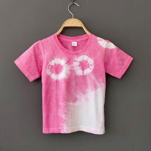 เสื้อยืดเด็กมัดย้อมชมพู 80 90 100 110 120 130 140 150
