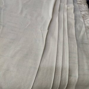 ผ้าทอมือสีเทาฟ้า 1 หลา หน้ากว้าง120cm * 92cm Hand made