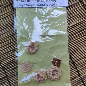 โครเชต์ประดับ ตกแต่ง เสื้อผ้า ชุดเดรส