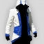 เสื้อแจ๊กเก๊ตฮู้ด Assasins ขาวน้ำเงิน