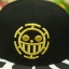 หมวก Snapback Law [ ดำปีกขาวลายจุด]
