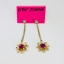 Betsey Johnson Flower Long Earring