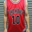 ชุดบาส Slamdunk Shohoku No.10 Sakuragi สีแดง