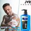 JVR Homme Sea Salt Sports Cooling Body Wash 500ml เจลอาบน้ำสำหรับผู้ชายกลิ่นสปอร์ตสดชื่นทำความสะอาดหมดจดผิวเนียนนุ่มสดใส