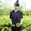 เสื้อฮู้ดวันพีชแขนสั้น ลอว์ดำ