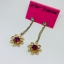 Betsey Johnson Flower Long Earring