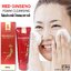 SES CLUB Red Ginseng Foam Cleansing 120g ผลิตภัณฑ์ทำความสะอาดผิวหน้าสูตรพรีเมี่ยมจากสารสกัดโสมแดงเกาหลีของแท้