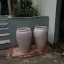 โอ่งน้ำพุหินอ่อนขนาดสูง 80 cm กว้าง 50 cm ราคาลูกละ