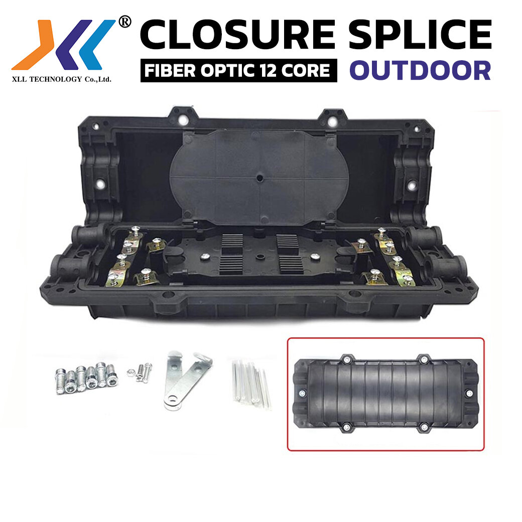 Closure Splice Fiber Optic 12 Core Outdoor