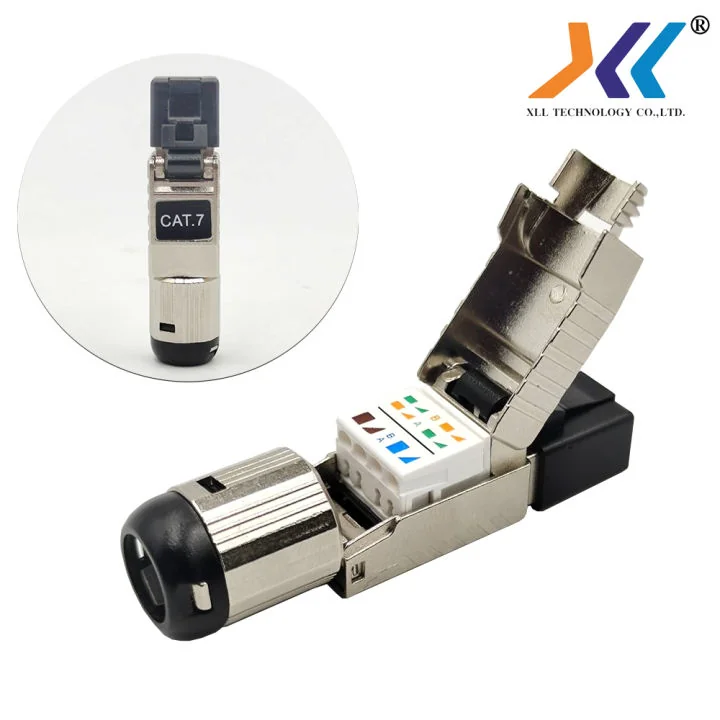 XLL หัวแลน RJ45 CAT7 Modular Shielded FTP Tool-free Plugs