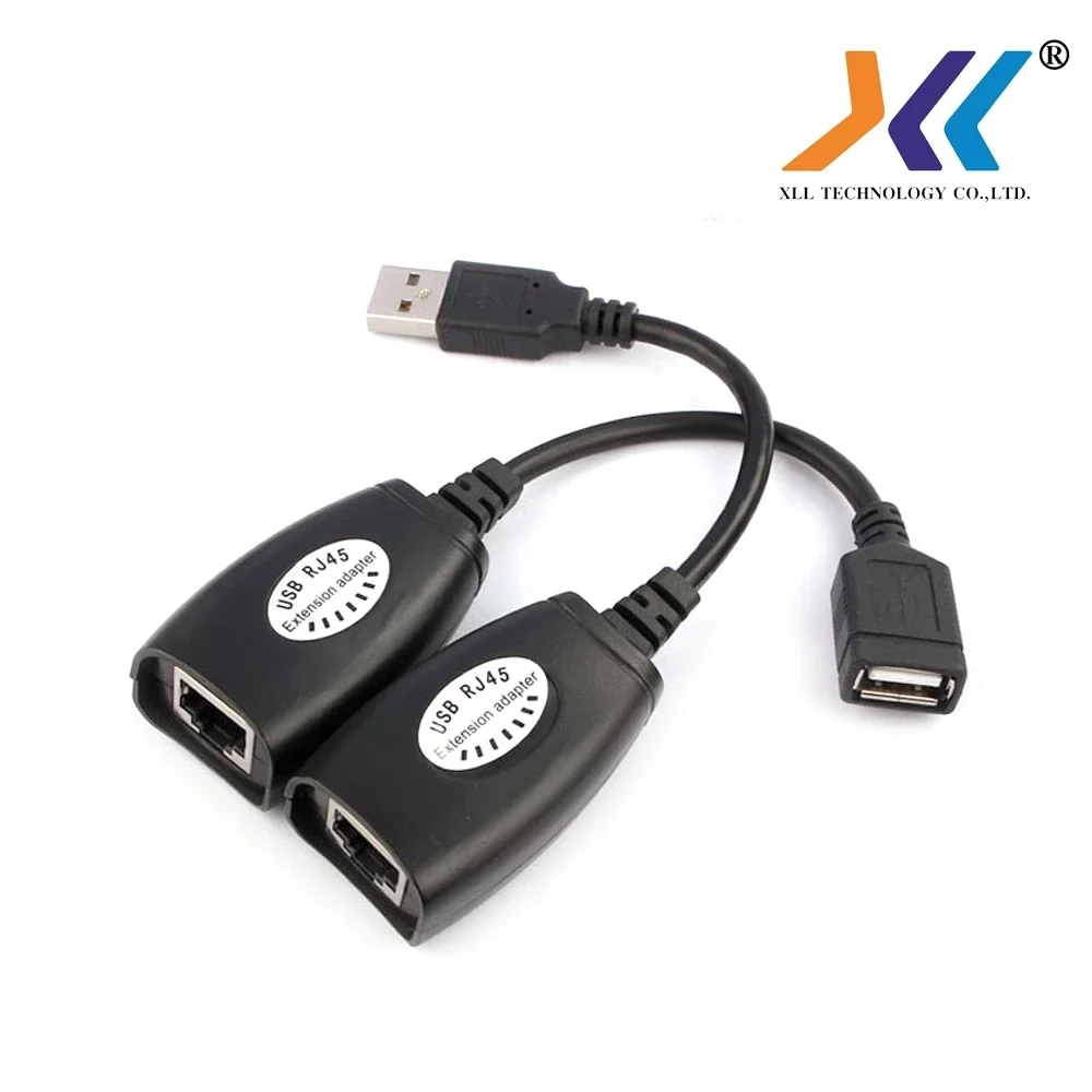 USB RJ45 Extension USB to LAN Extender 30m. USB RJ45 Extension USB to LAN Extender 30m.