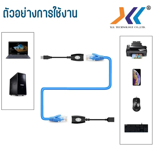USB RJ45 Extension USB to LAN Extender 30m. image 5 USB RJ45 Extension USB to LAN Extender 30m. image 5