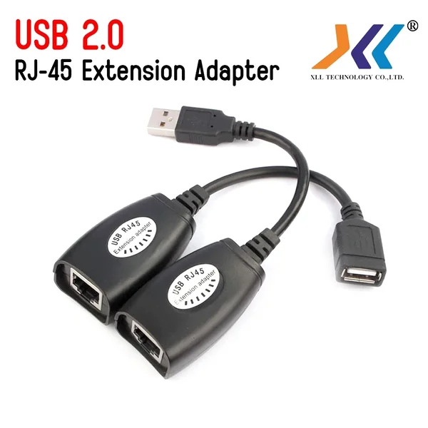 USB RJ45 Extension USB to LAN Extender 30m. image 1 USB RJ45 Extension USB to LAN Extender 30m. image 1