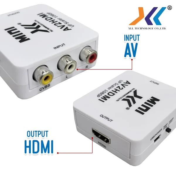XLL ตัวแปลง สัญญาณ AV To HDMI MINI Converter 1080P image 3